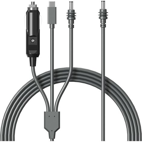 Câble mini Starlink 3 en 1 3 m USB-C haute vitesse. chargeur de voiture. câble de remplacement CC vers CC pour mini-batterie externe Starlink. rallonge d'alimentation étanche. (1/4)