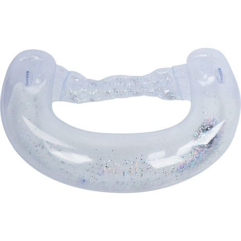 Strapazierfähiges, aufblasbares Pool-Schwimmkissen, Sommer-Wasserspielzeug mit silbernen Pailletten (1/5)