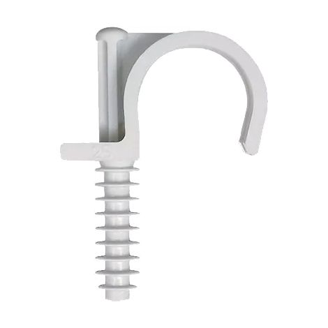 100 PZ FISSATUBO SINGOLO A BATTERE- 20 mm- FISCH- pezzi 1