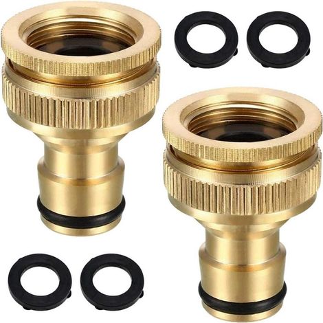 Kit di ricambio per guarnizioni per rubinetti: rondelle in gomma per raccordi in ottone da 1/2" e 3/4". (1/5)