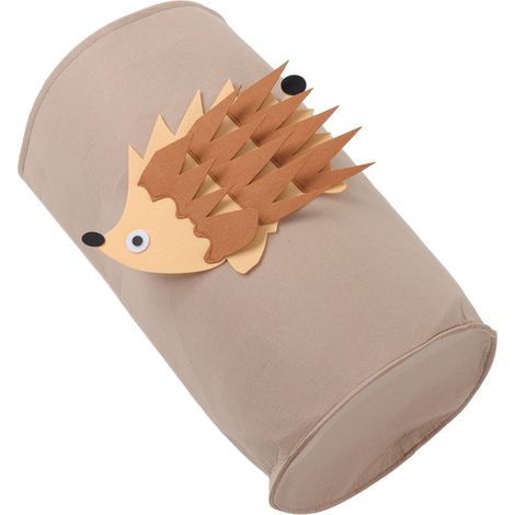 Panier à linge en coton épais, motif animaux de dessin animé, jouets pour enfants, articles ménagers divers, vêtements, feutrine, seau de rangement en coton, hérisson (1/5)