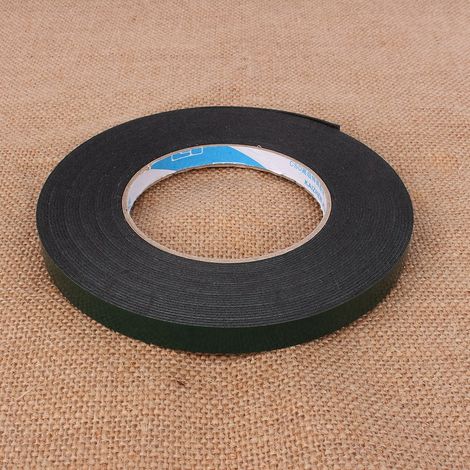 10m Super Strong Waterproof Self Adhesive Double Sided Foam Tape Black Color (1/5)