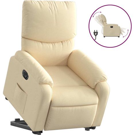 Maison Exclusive - Relaxsessel mit Aufstehhilfe Elektrisch Creme