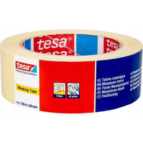 Nastro adesivo per mascheratura Tesa 3 giorni 50 mx 38 mm (1/2)