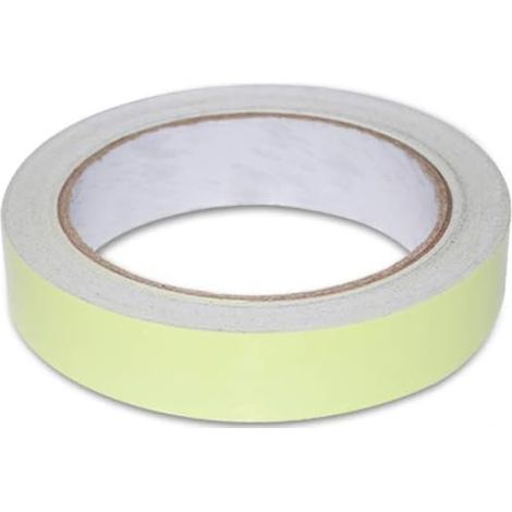Ruban Phosphorescent - 3 m x 2 cm - Pour Signalisation de Sécurité Intérieure - Ruban Adhésif Luminescent - 1 Pièce (1/5)