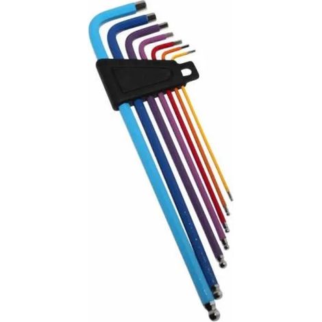 Chiavi a brugola p2r allen key set 7 pezzi 1.5-6mm