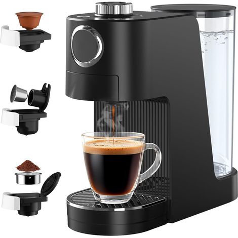 Machine à espresso 1,6 L Noir 20 Bars (1/2)