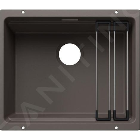 Blanco Etagon 500 - Évier en silgranit 50x40 mm, avec accessoires, gris volcan 527755 (1/2)