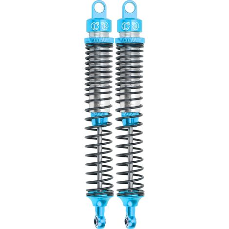 Satz mit 2 130-mm-Metallstoßdämpfern für 1/10 RC-Cars HSP / RGT / Himoto / Redcat (blau) (1/5)