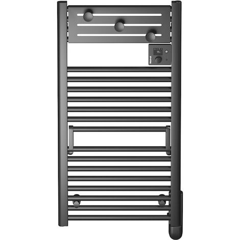 NOIROT Sèche-serviettes électrique connecté - Actibain Connect noir - 500 W - 50 x 101,1 cm (1/4)