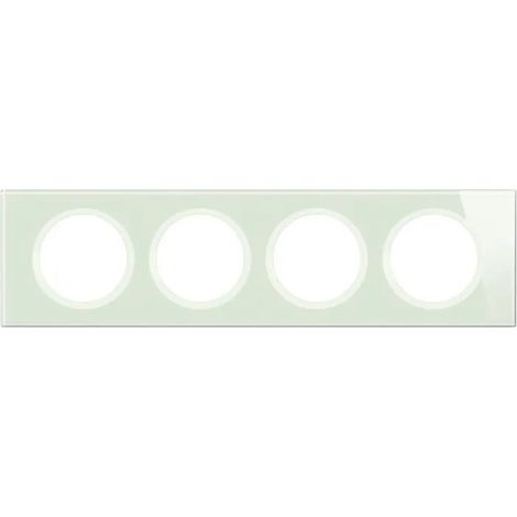 Placca interruttore Legrand cp2004 vetro opale regolabile