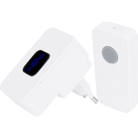 Sonnette sans Fil Étanche IP55 pour Maison Jardin Villa, Fonctionne sur 110-260V AC UE (1/5)