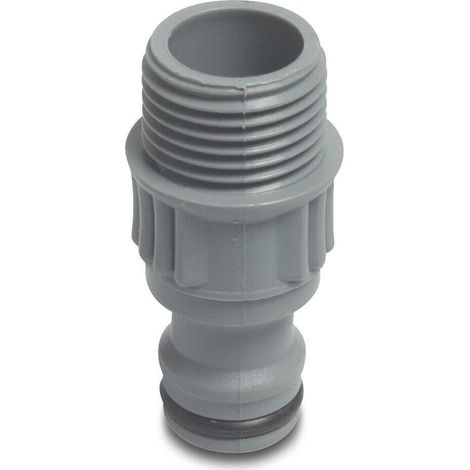 Conector Flotide PVC-U 3/4 GZ x macho tipo click