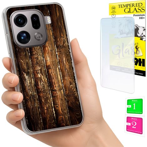 Funda para Oppo Find X9 Pro con cubierta trasera y cristal 9H. (1/5)