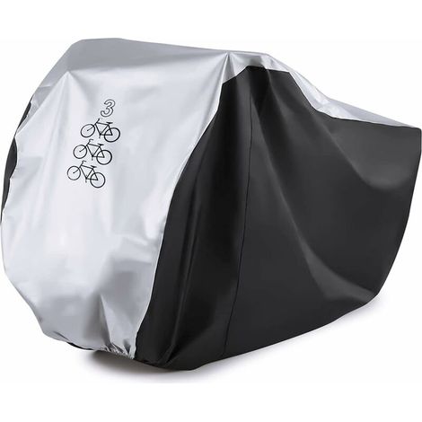 3 bike waterproof covers, outdoor covers, dust covers, vehicle sun covers.