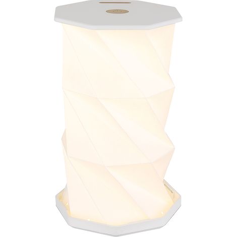 Tischleuchte Nachttischlampe Beistellleuchte LED Touchdimmer faltbar CCT Akku