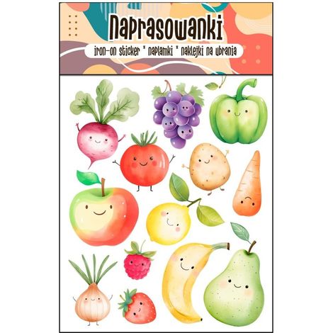 Adesivi termoadesivi per vestiti a forma di frutta...