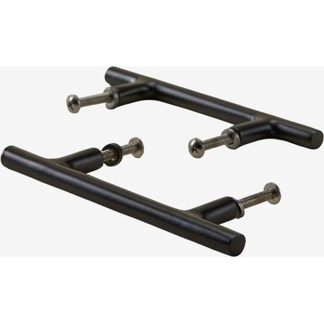 Pack de 2 poignées en fer Daneriel SKLUM Noir Mate &x2194&xFE0E 14 cm (1/5)
