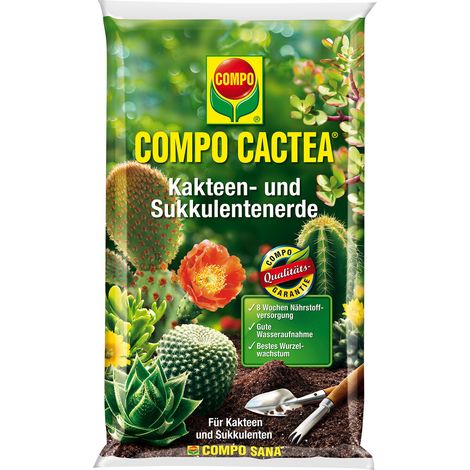 Terriccio per vasi Compo cactea 5 litri 8 settimane