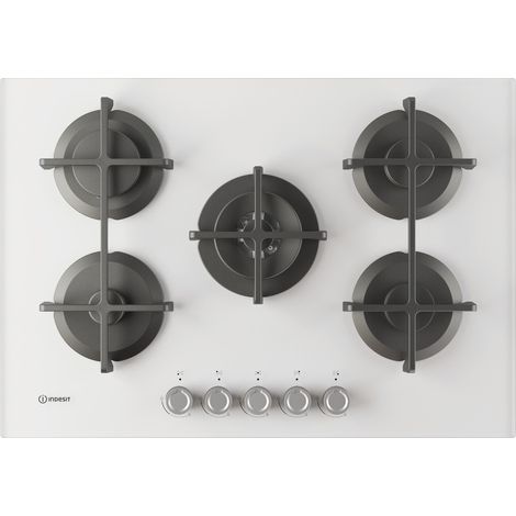 Indesit ING 72T/WH 1 Blanc Intégré 75 cm Gaz 5 zone(s)
