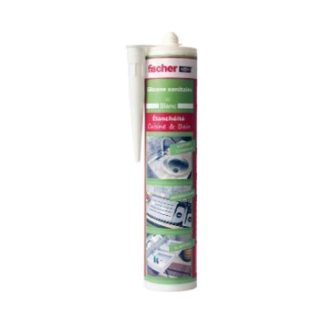 Cartouche silicone sanitaire translucide 310ml (1/2)