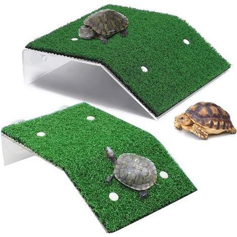 Schwimmende Inselplattform für Schildkröten – Schwimmender Lebensraum mit Saugnäpfen – Aquarium- und Terrariendekoration, Schildkrötenterrasse (1/5)