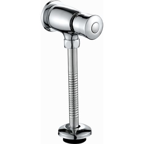 Robinet pour Urinoir, Mitigeur Temporisé Automatique, Chromé, Argent