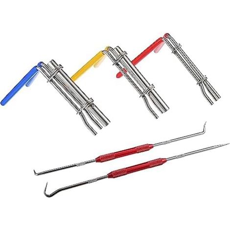 5 Pièces Kit D'Outils D'Installation de Joint de Tige de Cylindre Hydraulique Ensemble D'Outils de Couple de Joint en Métal (1/5)