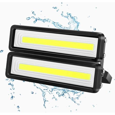 Foco LED para exterior de 100 W - IP65 - 10 000 lm - Blanco frío 6500 K - Jardín (1/5)