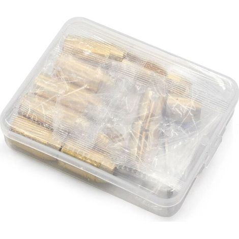 Lot de 12 masses d'équilibrage en laiton pour rayons de roue de moto Yctze
