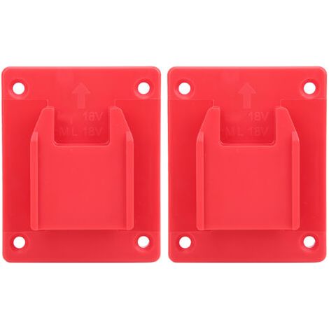 KIMISS 2pcs Alimentation, 2pcs adapté à 18V 20V Machine à Outils Stand de Perceuse électrique Pièdes Joints de Fixation Murale Dispositifs Accessoires de Matériel Accessoire