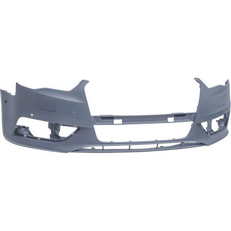 Pare-choc avant à peindre avec 4 trous radars et lave-phares Audi A3 et A3 Sportback 8V phase 1 2012-2016