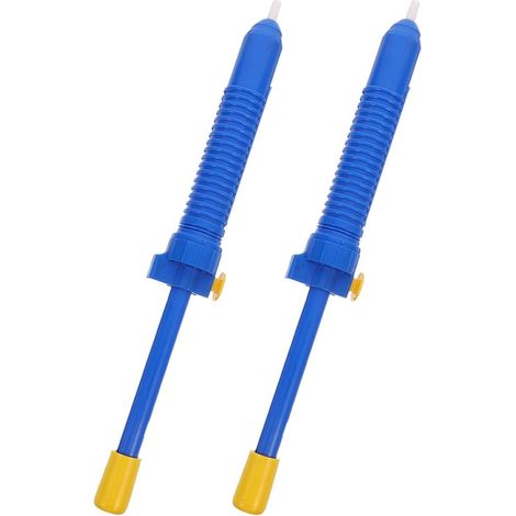 Pompe à Dessouder 2pcs Manuelle Bleu Puissante en Plastique Aspiration pour Nettoyage de Soudure et Espace de Travail (1/5)