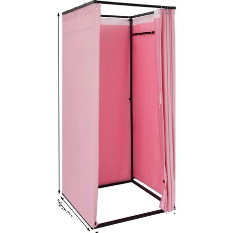 Taquilla, material resistente, fácil instalación, rosa. (1/2)