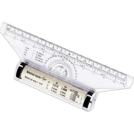 Règle à dessin avec échelle de 15 cm, outil dessin, rouleau (1/5)