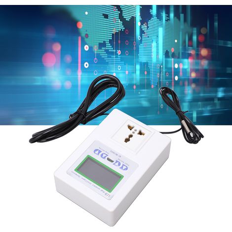 Automatisches, intelligentes Digitaldisplay mit großem LED-Bildschirm, Temperatursensor, Konstanttemperaturschalter, Temperaturreglerbuchse, europäischer Standard 110–240 V (1/5)