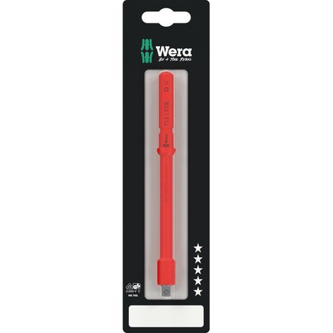 Wera Kraftform Kompakt  A VDE  712 i  SB Adapterklinge, isoliert,  für 1/4"  Steckschlüsseleinsätze - 05073702001