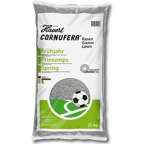 Hauert Cornufera Frühjahr Rasendünger 25 kg Startdünger Frühjahrsdünger Turbo