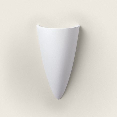 Applique Murale Plâtre Dupmy Torch Blanc (1/5)