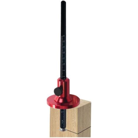 BUNTHAUS Jauge de Marquage à Roue Menuiserie Outils de Marquage en d'Aluminium pour Bois,Aide au Tracé avec Prise Facile pour Lignes Parallèles sur Bois Massif et Contreplaqué (1/5)