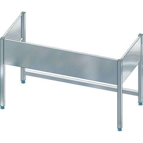 KWC AR Untergestell, MAXIMA, Edelstahl,  1380x850x650 mm
