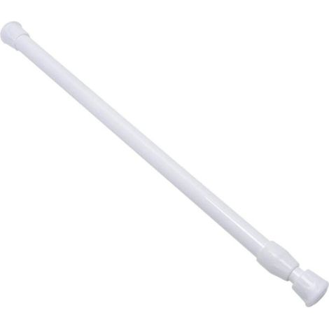 Tringle à rideau extensible, barre de tension extensible, facile à installer pour rideaux en filet, barres télescopiques extensibles pour rideau de douche, de baignoire, d'armoires de porte (1/5)
