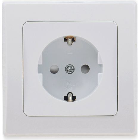 Prise de courant avec contact de protection Delphi, raccordement à pince, 16 A/230 V