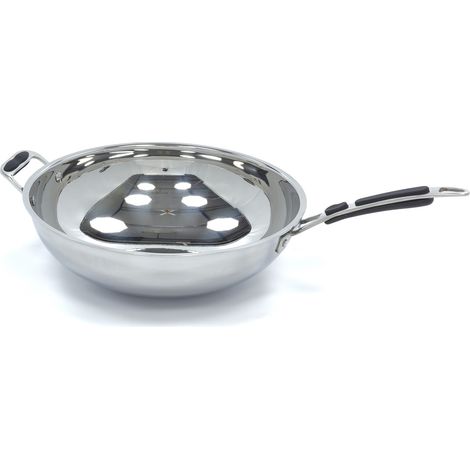 Poêle à Wok - Ø36 cm - Inox - Induction - Maxima