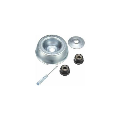 4-teiliges Set mit Ersatzteilen und Zubehör für STIHL Freischneider FS55, FS56, FS120, FS130, FS130R, FS200, FS200R und FS250. Hochwertiges Metallmesser für STIHL Freischneider. Messeraufsatz – Crezuo