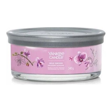 Yankee Candle Signature Orchidee Wilder Duftkerze Lila 6,3 cm
