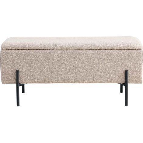 Watford Sitzbank Aufbewahrung bouclé beige. (1/2)