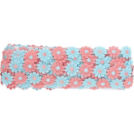 Daisy Flower Lace Trim 15 Yards Exquisite Beautiful Lace Fabric for DIY Crafts Gift Wrapping Wedding Decorations (1/5)