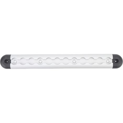 Cargo Control L Système d'arrimage sur rail avec embouts pour sécuriser les motos, VTT, camionnettes, remorques utilitaires, argent 30 cm