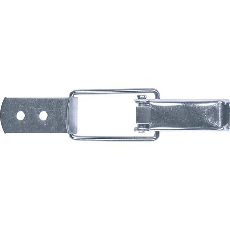 GOEBEL - 100 x Grenouillères acier zingué 50 - autofermeture Trou pour rivet 4,5 mm (1/5)